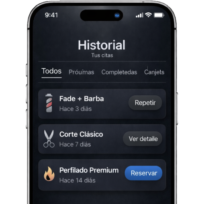Historial de clientes y seguimiento de servicios