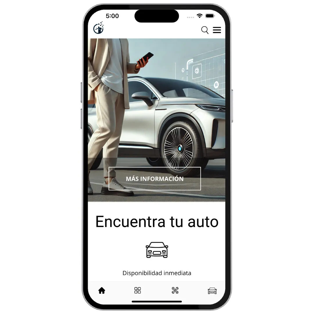 Aplicación móvil para gestión de agencia de autos nuevos y usados