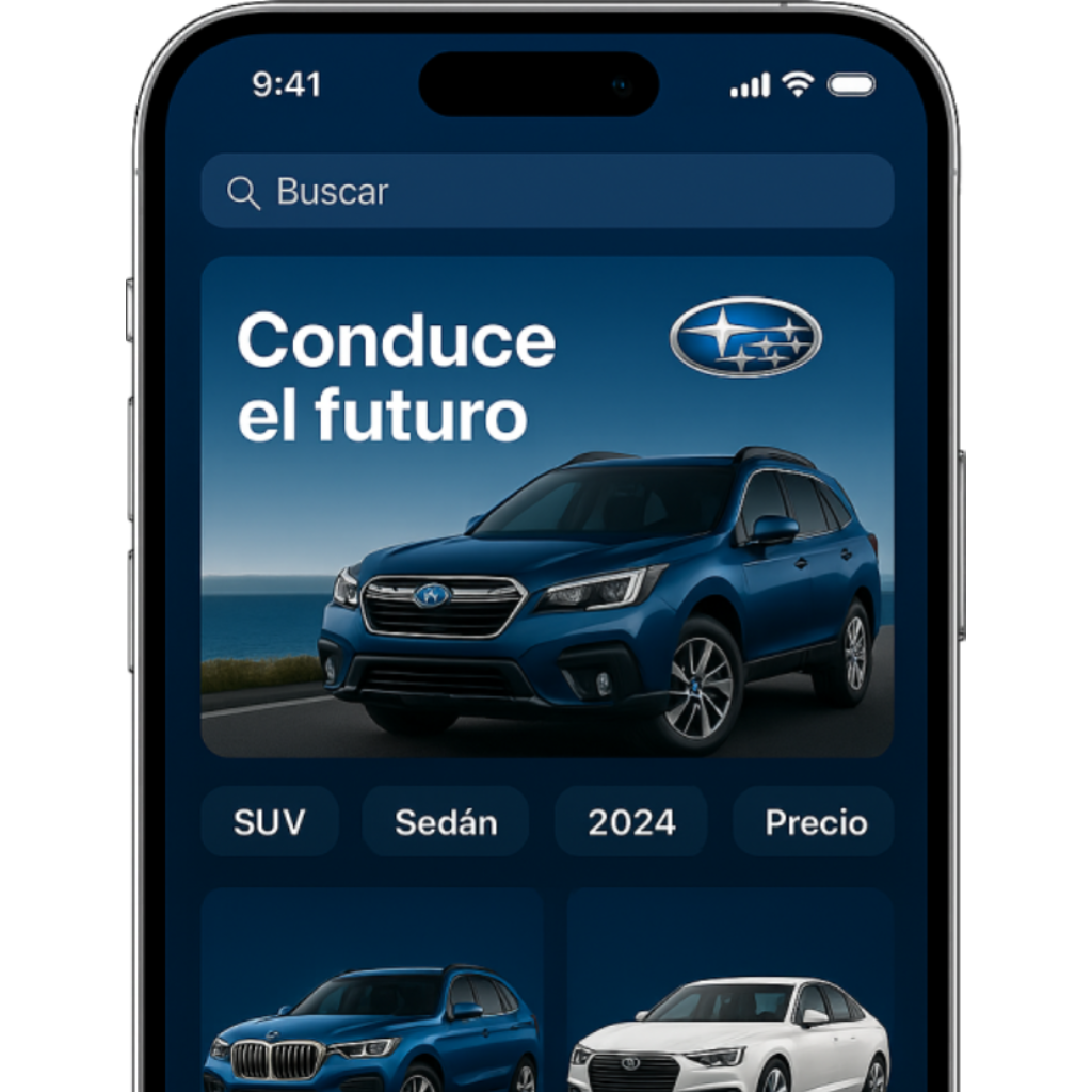 Car inventory catalog with filters