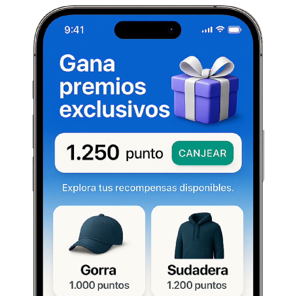 Rewards list and a redeem QR ready for checkout