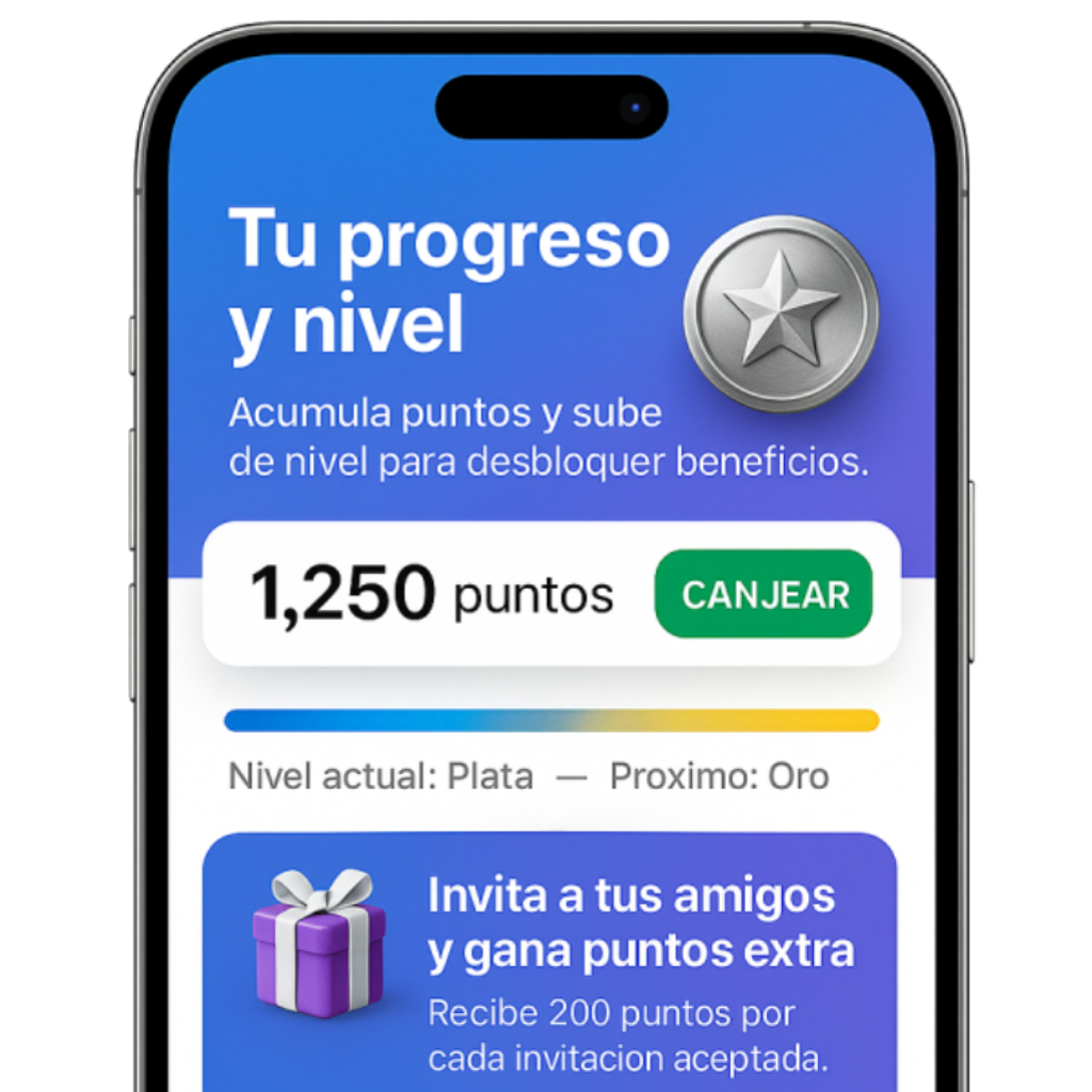 Package with barcode being scanned for bonus points