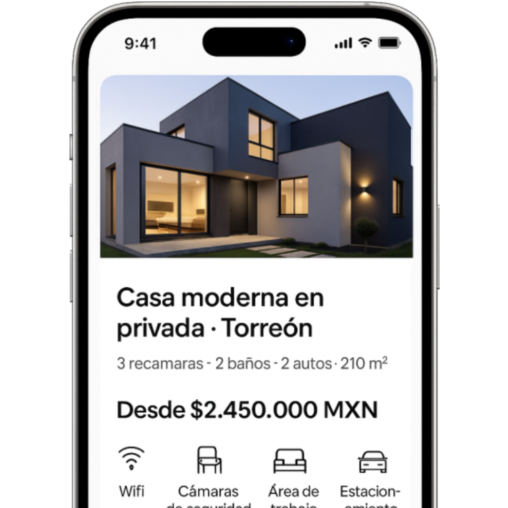 Características y amenidades del inmueble