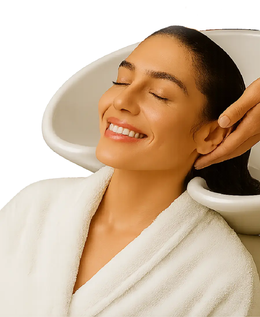 Client booking an appointment