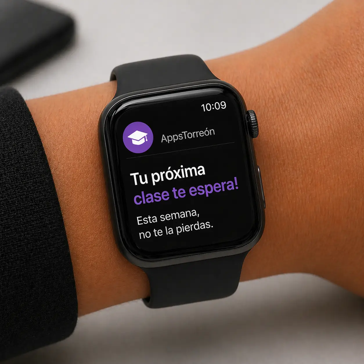 Notificaciones push y recordatorios para alumnos