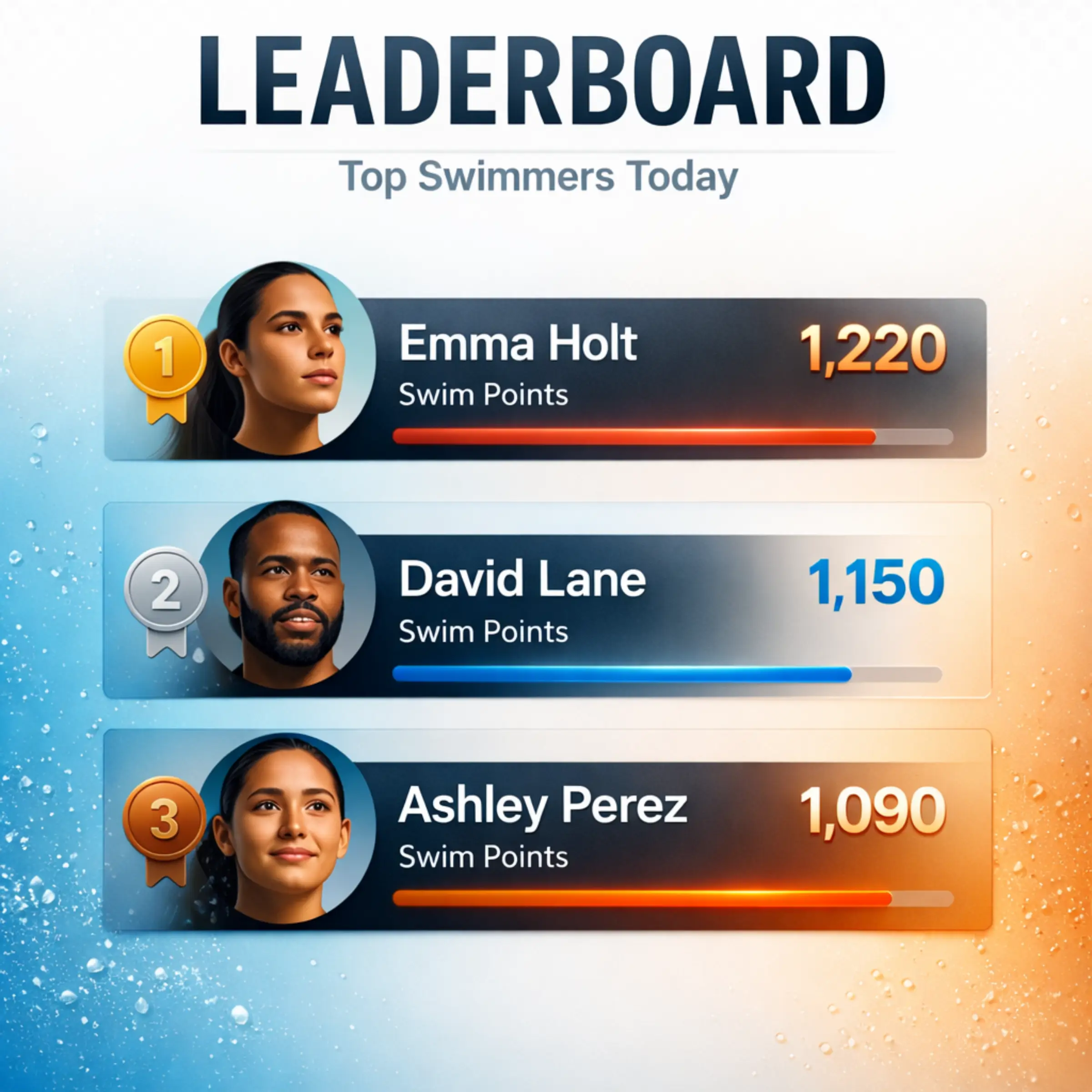 Weekly challenges and rankings for motivation