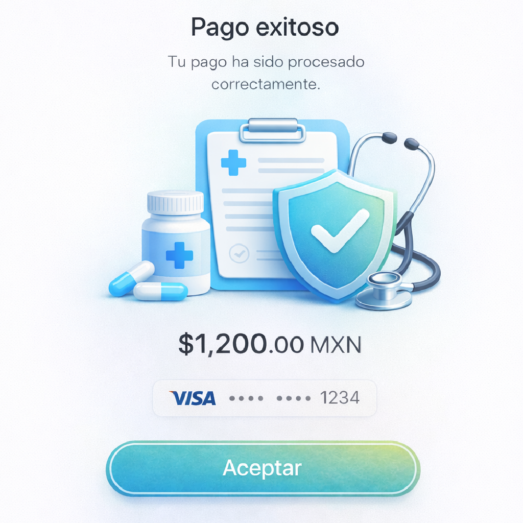 Pagos médicos rápidos y seguros